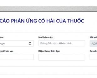 Hướng dẫn báo cáo phản ứng có hại của thuốc (ADR) bằng hình thức điện tử tại bệnh viện Ninh Phước