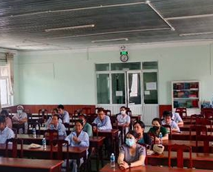 Trung tâm Y tế huyện Ninh Phước tổ chức họp Hội đồng Người bệnh tháng 4