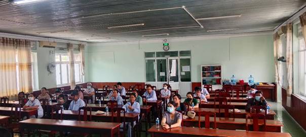 Trung tâm Y tế huyện Ninh Phước tổ chức họp Hội đồng Người bệnh tháng 4