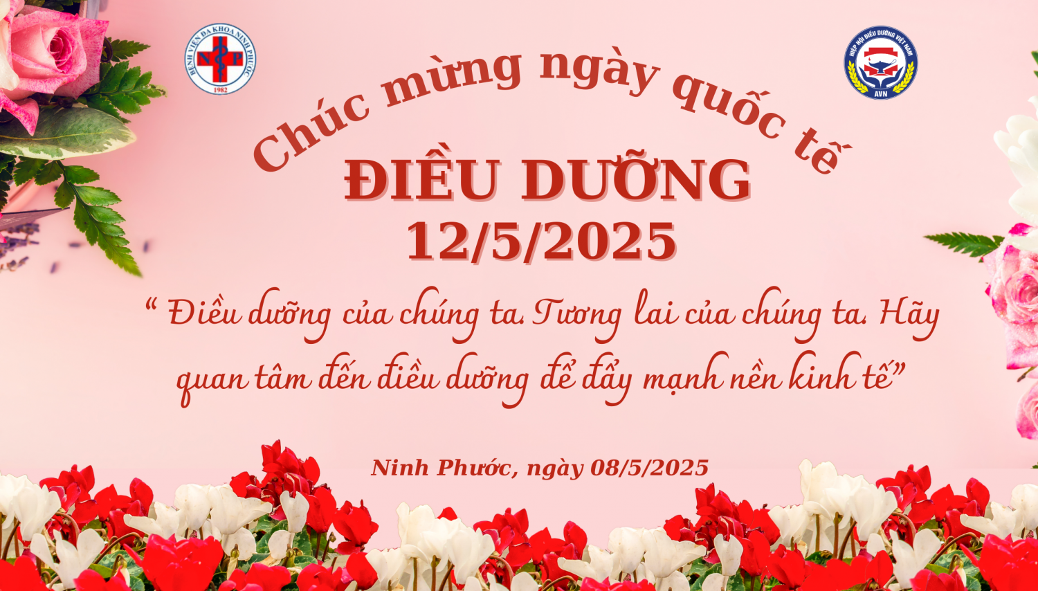 TRUNG TÂM Y TẾ NINH PHƯỚC TỔ CHÚC KỶ NIỆM 60 NĂM NGÀY QUỐC TẾ ĐIỀU DƯỠNG 12/05/1965 – 12/05/2025