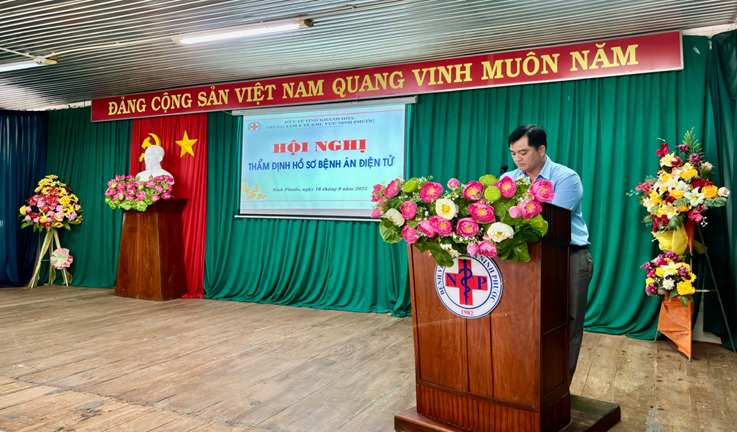THẨM ĐỊNH TRIỂN KHAI HỒ SƠ BỆNH ÁN ĐIỆN TỬ TẠI TRUNG TÂM Y TẾ KHU VỰC NINH PHƯỚC